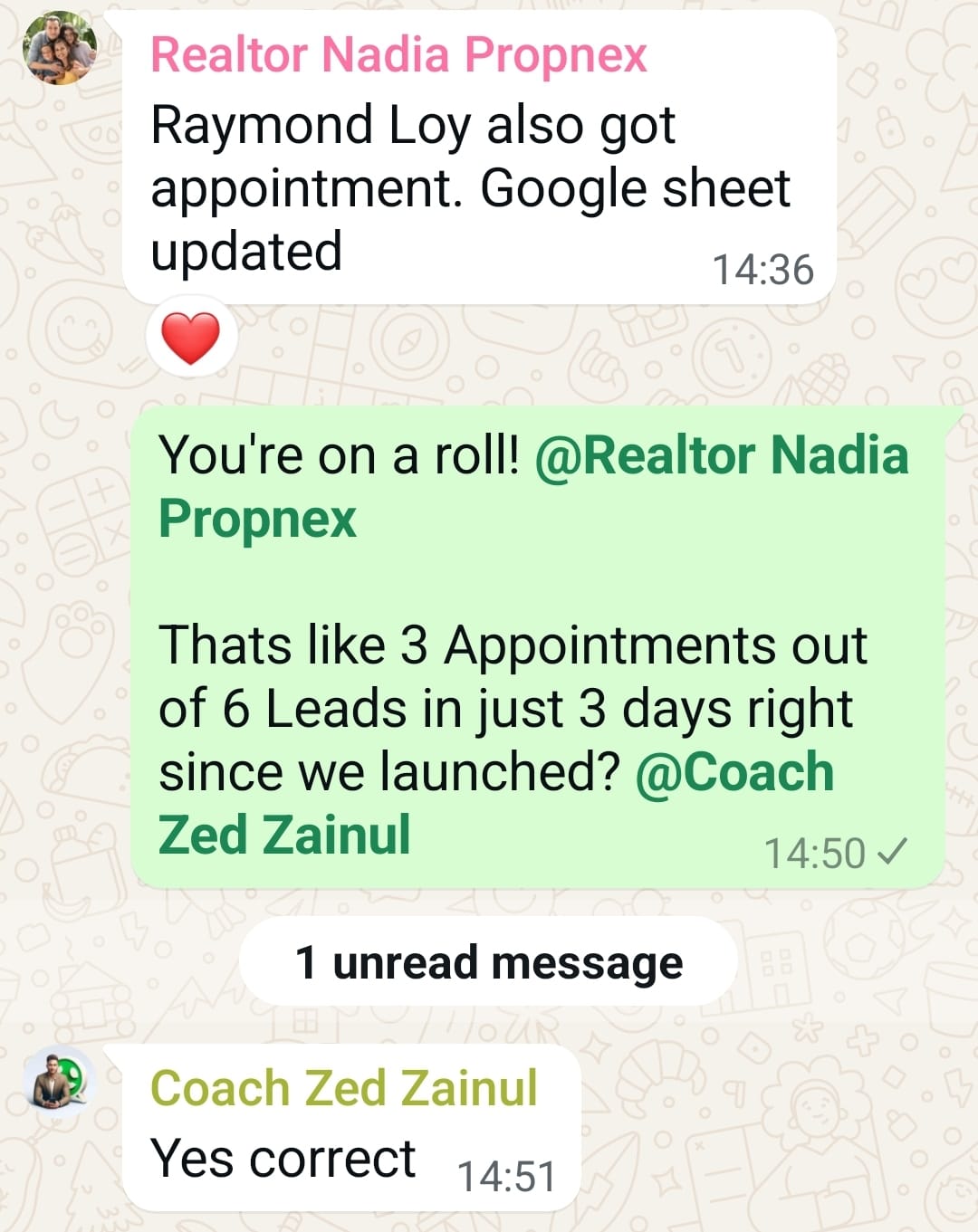 3 Appointments from 6 Leads in 3 Days